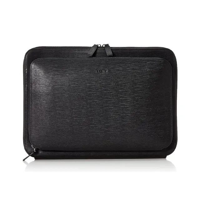 tumi-nassau-leather-laptop-portfolio-men-s-14-business-work-travel-bag-black image 1