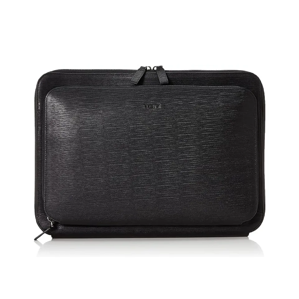tumi-nassau-leather-laptop-portfolio-men-s-14-business-work-travel-bag-black image 1