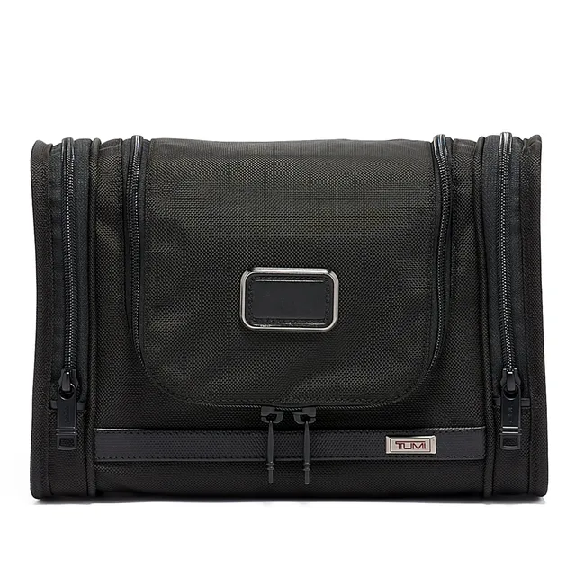 tumi-alpha-hanging-travel-kit-toiletry-and-cosmetics-organizer-bag-with-hook-and image 1