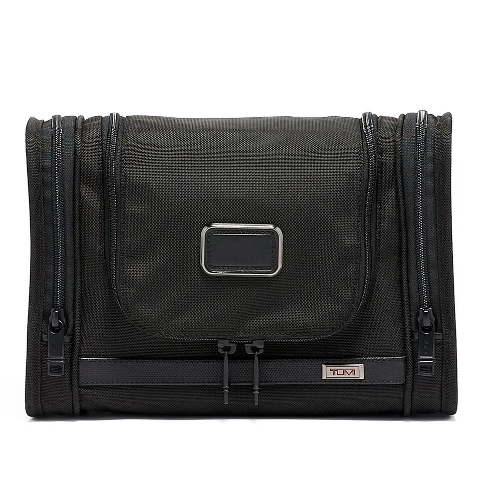 tumi-alpha-hanging-travel-kit-toiletry-and-cosmetics-organizer-bag-with-hook-and image 1