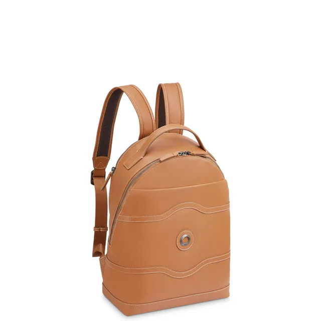 delsey-chatelet-air-2-0-leather-backpack-genuine-leather-travel-backpack-with-lu image 1