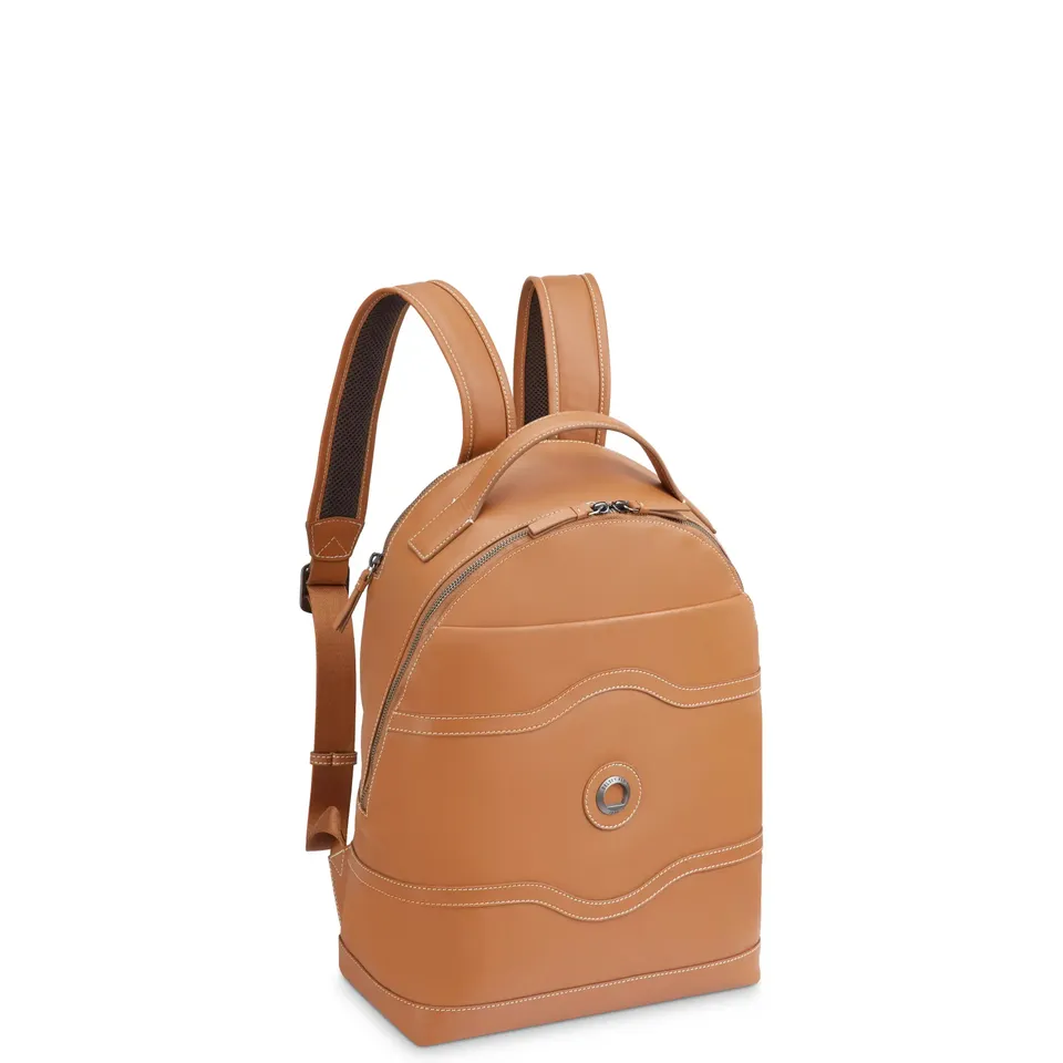 delsey-chatelet-air-2-0-leather-backpack-genuine-leather-travel-backpack-with-lu image 1