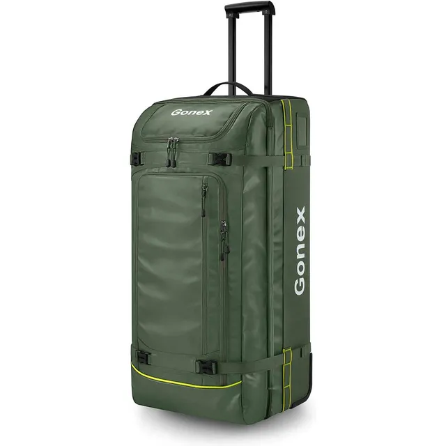 gonex-33-inch-rolling-duffle-bag-with-wheels-1200d-waterproof-pvc-ykk-zippers-te image 1