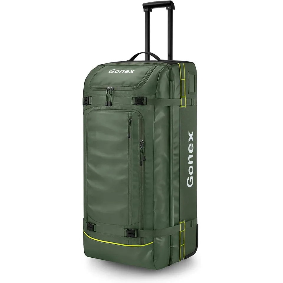 gonex-33-inch-rolling-duffle-bag-with-wheels-1200d-waterproof-pvc-ykk-zippers-te image 1