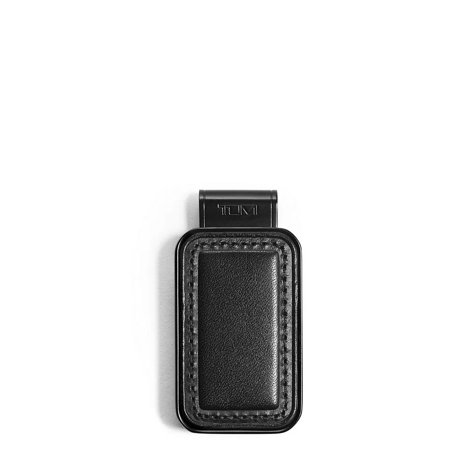 tumi-nassau-monogram-patch-money-clip-black-full-grain-nappa-leather-card-wallet image 1