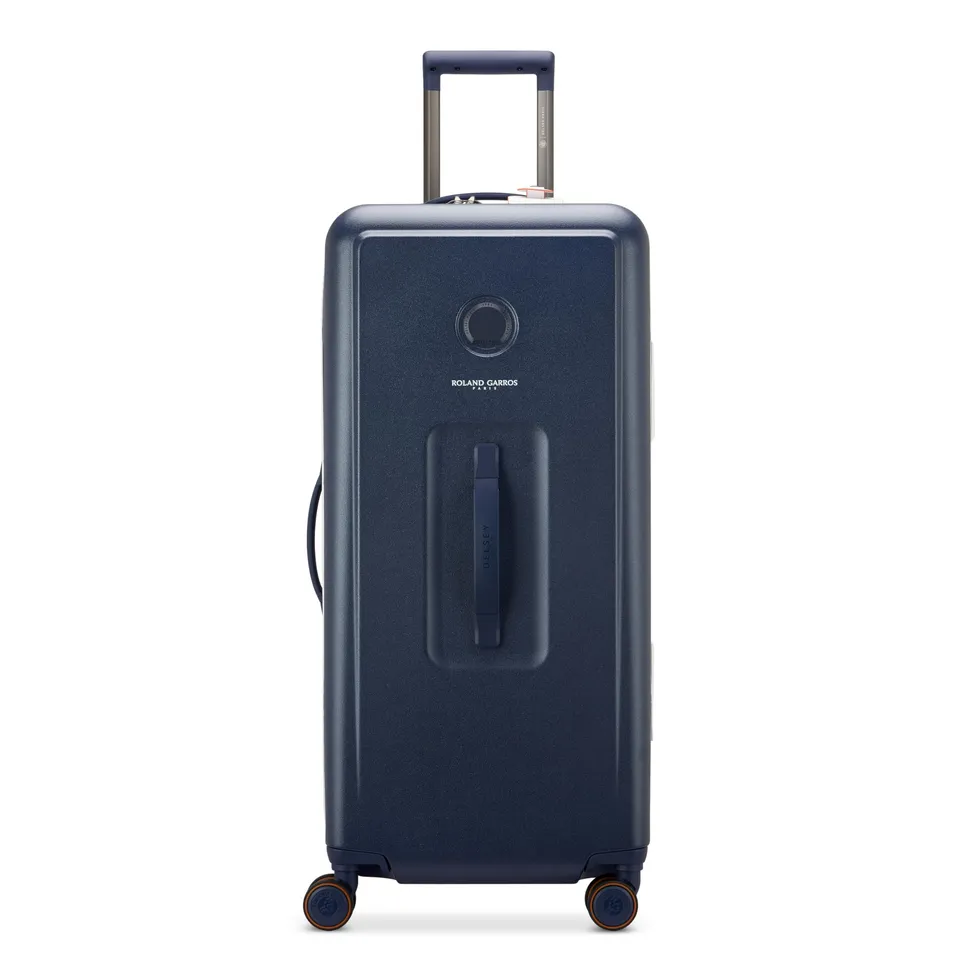 delsey-paris-roland-garros-29-inch-checked-hardside-trunk-luggage-with-spinner-w image 1