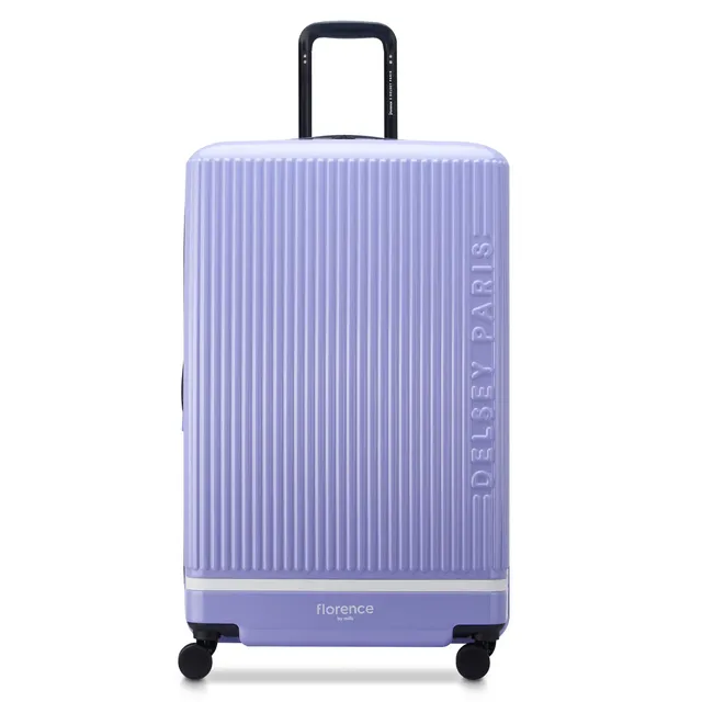 delsey-spin-me-away-large-expandable-spinner-eco-friendly-hardside-checked-suitc image 1