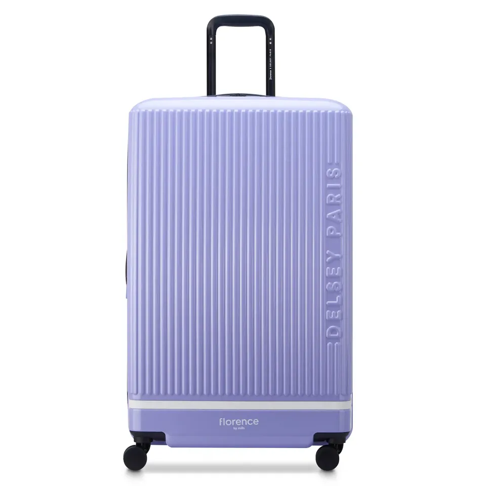 delsey-spin-me-away-large-expandable-spinner-eco-friendly-hardside-checked-suitc image 1