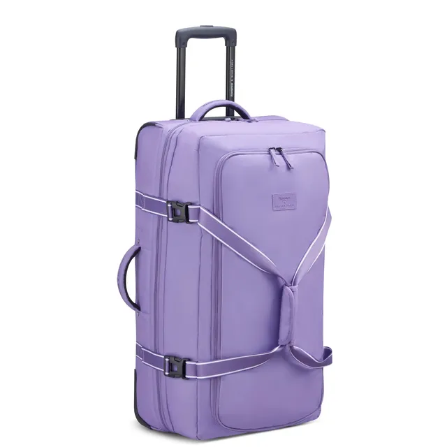 delsey-on-a-roll-large-wheeled-duffel-bag-with-50-50-split-interior-recycled-mat image 1