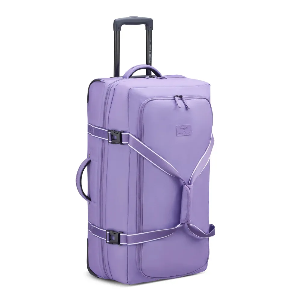 delsey-on-a-roll-large-wheeled-duffel-bag-with-50-50-split-interior-recycled-mat image 1