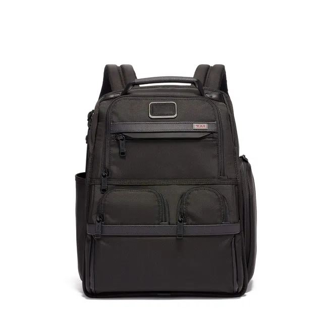 tumi-alpha-3-compact-laptop-brief-pack-117297-1041-black-fxt-ballistic-nylon-bac image 1