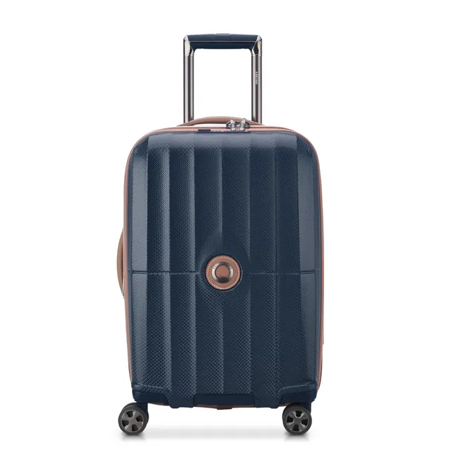 delsey-paris-carrousel-21-inch-carry-on-hardside-expandable-spinner-luggage-navy image 1