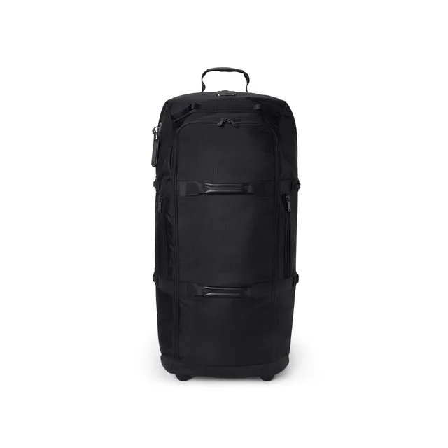 tumi-alpha-bravo-collapsible-duffel-85l-black-ballistic-nylon-travel-duffel-bag- image 1