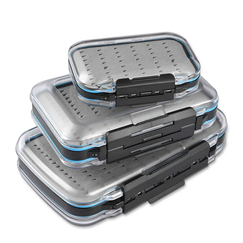 gonex-waterproof-fly-box-floating-double-hinge-fly-fishing-box-with-rubber-gaske image 1