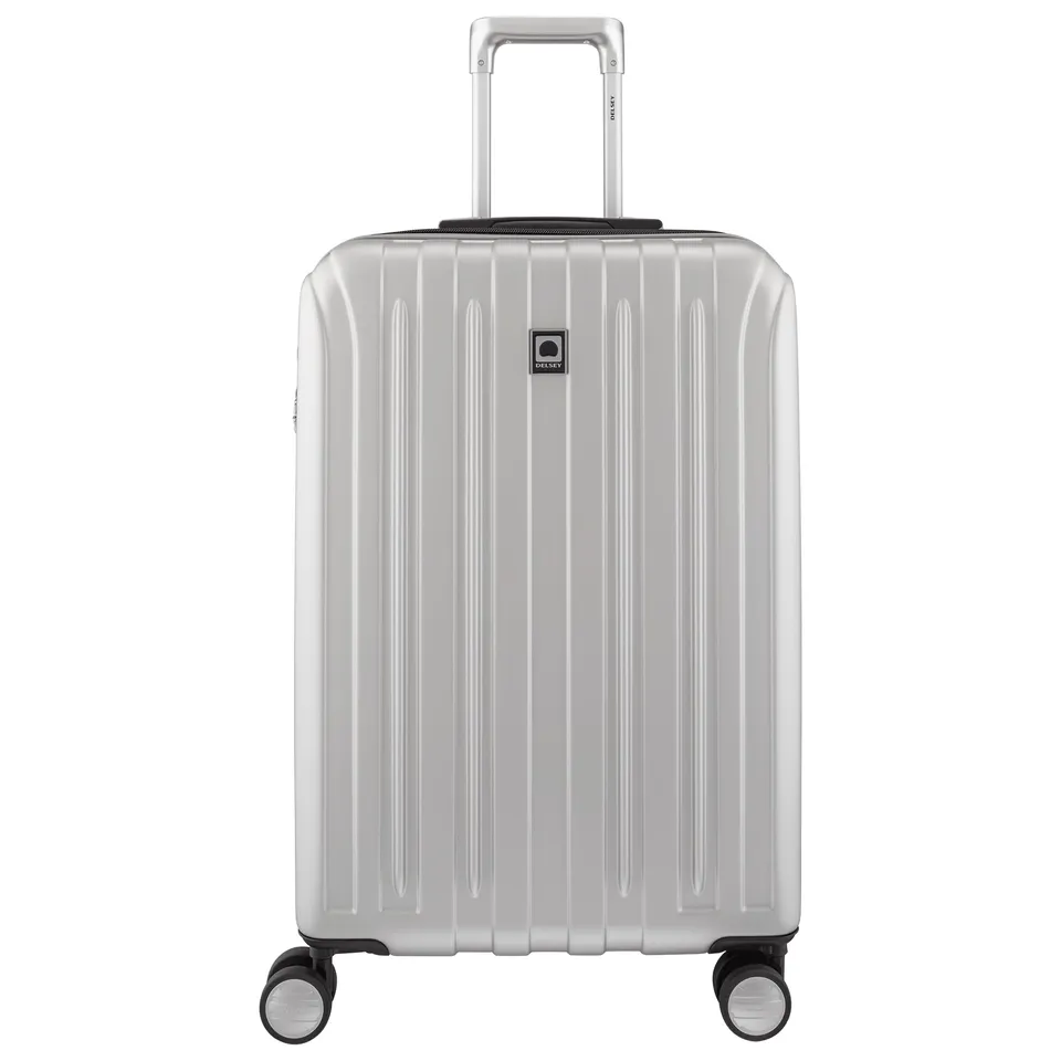 delsey-paris-helium-aero-25-inch-checked-hardside-expandable-spinner-luggage-sil image 1