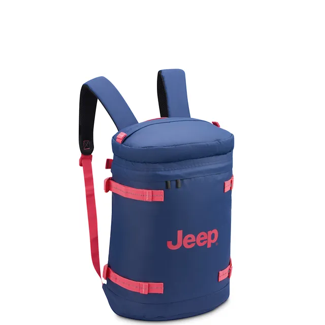 delsey-js013c-cylindrical-laptop-backpack-recycled-water-resistant-trail-and-com image 1