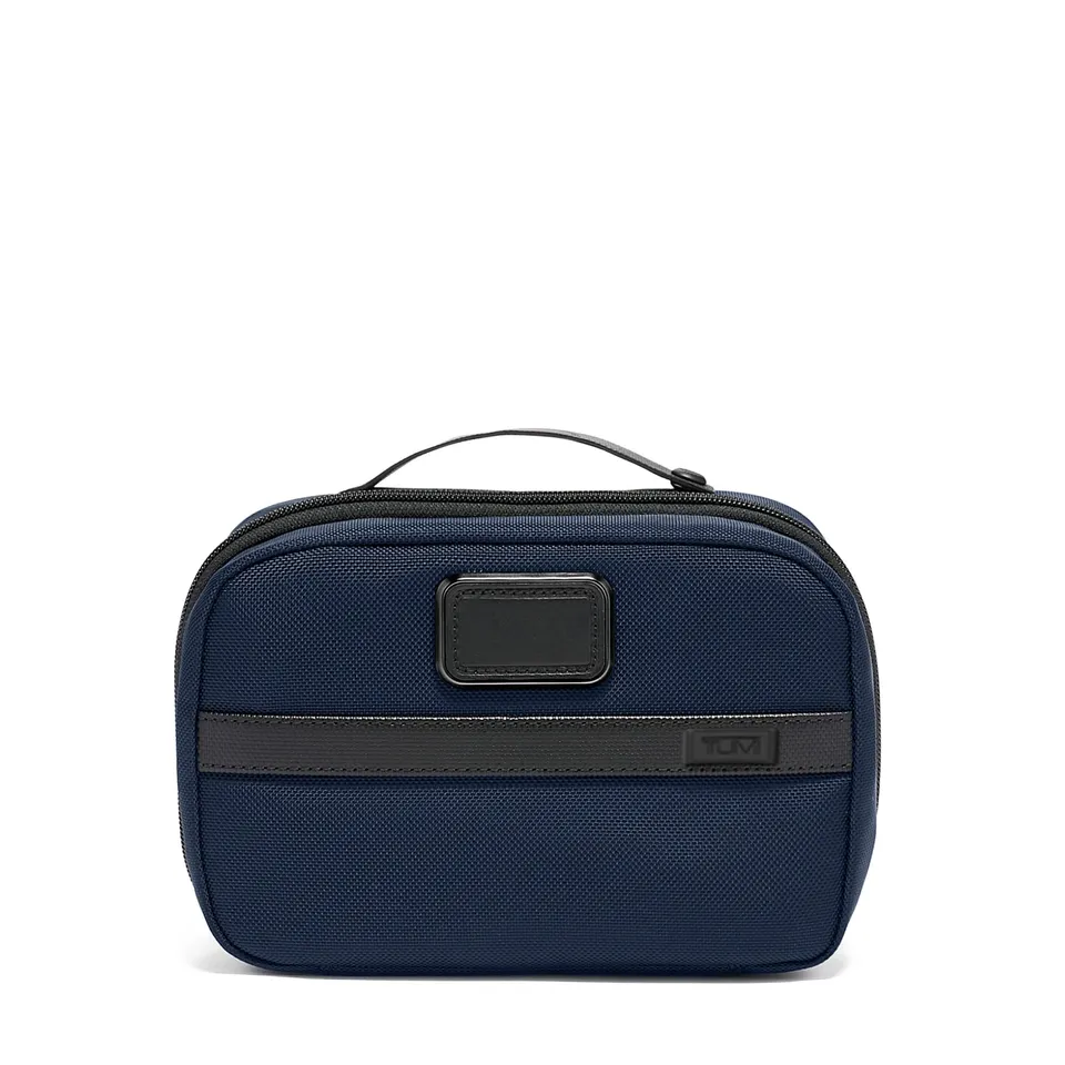 tumi-alpha-split-travel-kit-compact-toiletry-bag-for-men-women-with-clear-window image 1