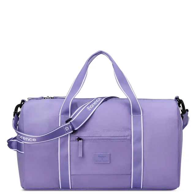 delsey-sweet-escape-recycled-nylon-carry-on-duffel-bag-with-luggage-sleeve-final image 1