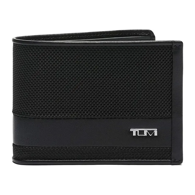 tumi-alpha-double-billfold-wallet-ballistic-nylon-bifold-with-hidden-card-pocket image 1
