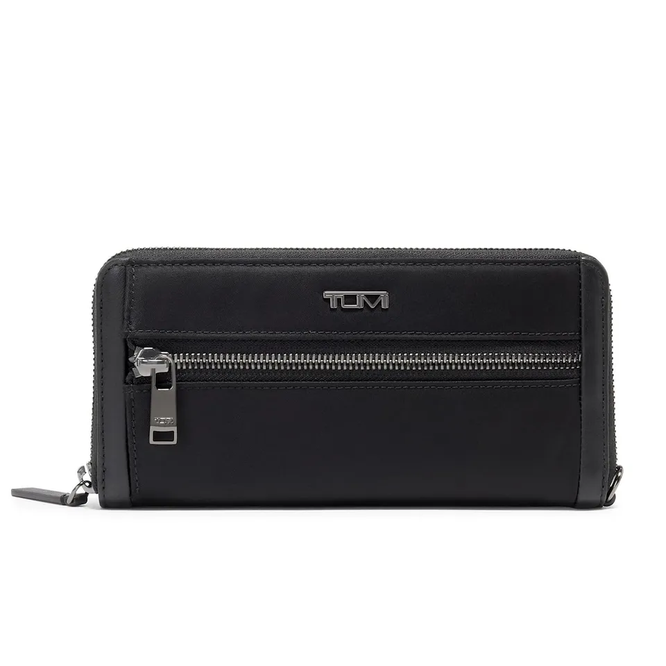 tumi-zip-around-continental-wallet-8-card-pockets-black-gunmetal-one-size image 1
