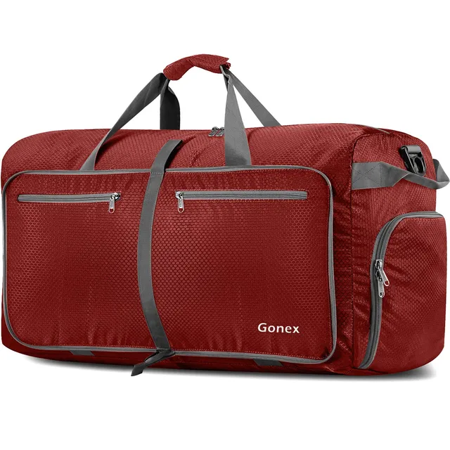 gonex-60l-collapsible-duffel-bag-with-shoes-compartment image 1