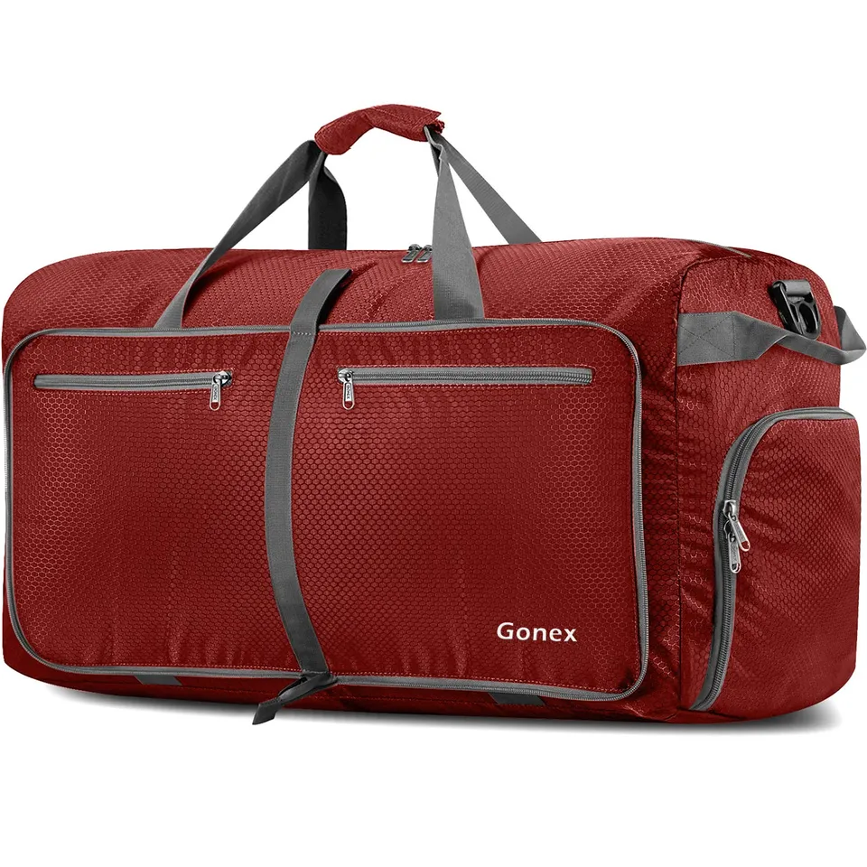 gonex-60l-collapsible-duffel-bag-with-shoes-compartment image 1