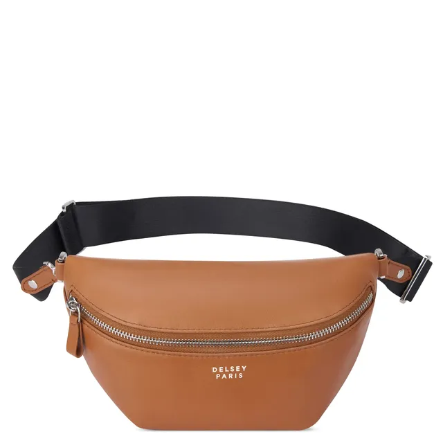 delsey-the-leather-collection-leather-belt-bag-genuine-leather-waist-crossbody-b image 1