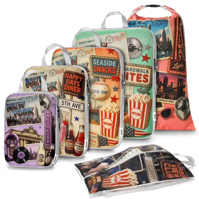 gonex-new-york-compression-packing-cubes-city-print-double-zipper-compression-tr image 1