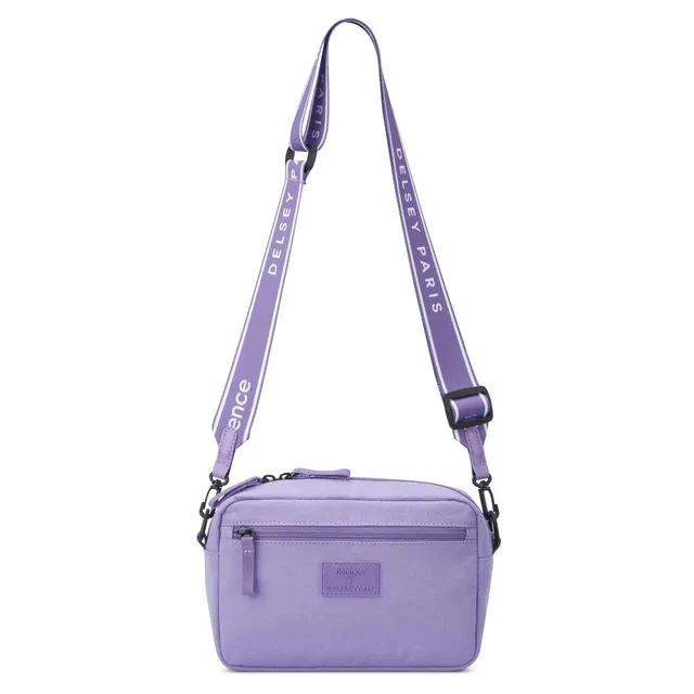 delsey-free-spirit-crossbody-bag-compact-recycled-polyester-crossbody-with-adjus image 1