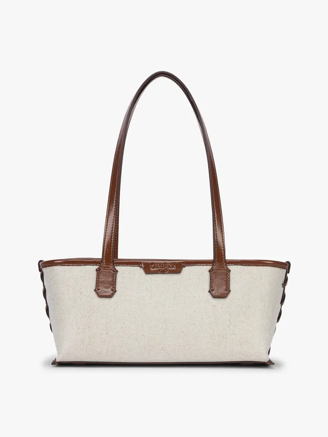 calpak-colette-canvas-shoulder-tote-water-resistant-structured-everyday-bag-with image 1