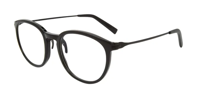 tumi-vtu801-unisex-reading-glasses-blue-light-blocking-round-eyewear-15mm-black image 1