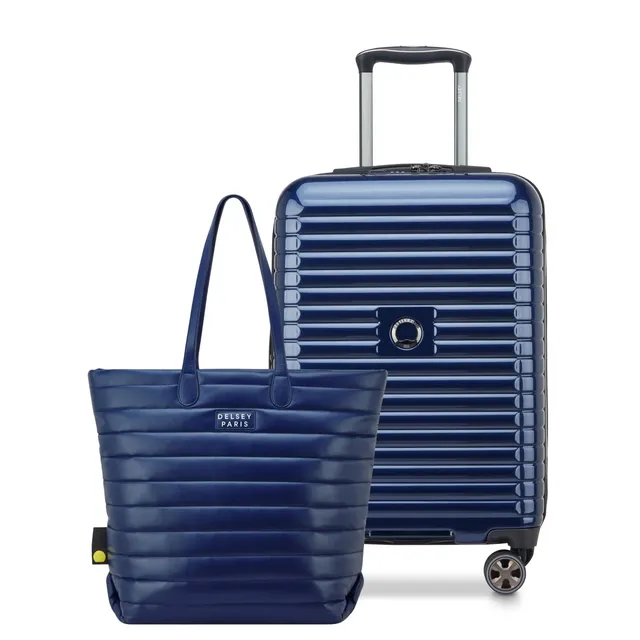 delsey-cruise-3-0-jetsetter-2-piece-hardside-carry-on-tote-luggage-set-usb-port- image 1
