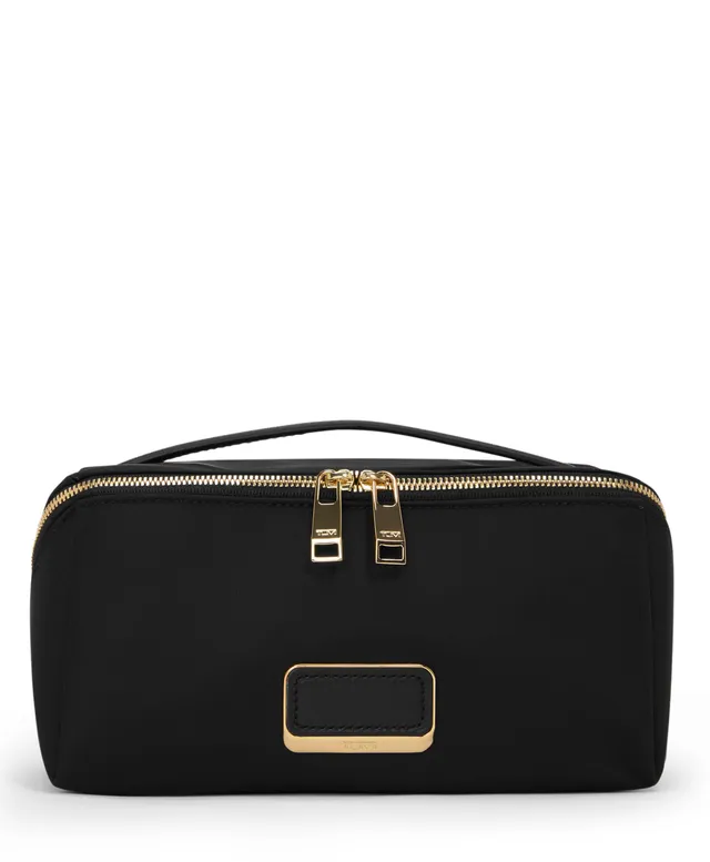 tumi-womens-dallas-cosmetic-bag-lay-flat-travel-toiletry-case-with-wipeable-lini image 1