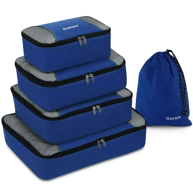 gonex-5-piece-packing-cube-set-multi-size-luggage-organizers-for-20-24-28-suitca image 1