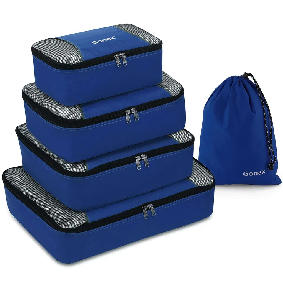 gonex-5-piece-packing-cube-set-multi-size-luggage-organizers-for-20-24-28-suitca image 1
