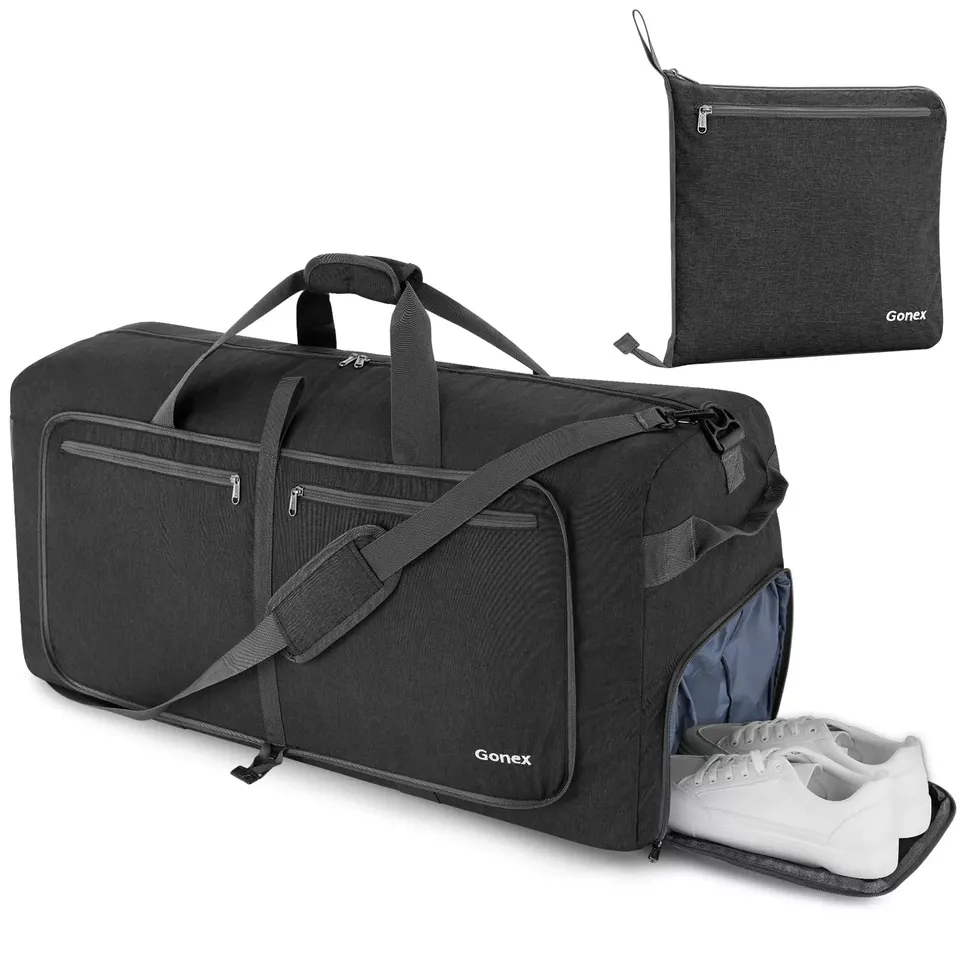 gonex-foldable-lightweight-duffle-bag-with-multi-pocket-60l-80l-100l-150l image 1