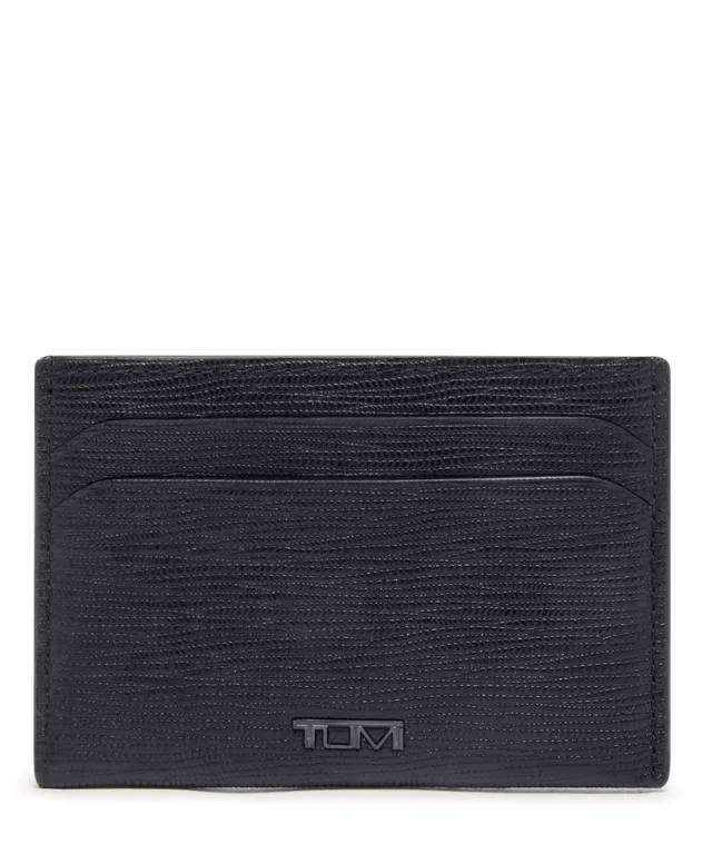 tumi-nassau-slim-card-case-soft-nappa-leather-slim-wallet-card-holder-in-embosse image 1