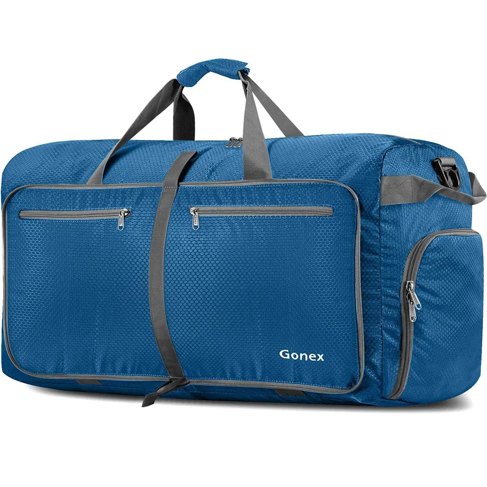gonex-80l-large-foldable-duffle-bag-for-travel-packable-water-repellent-210d-nyl image 1