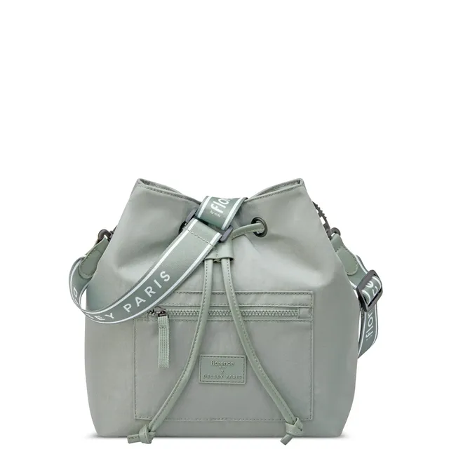delsey-yours-truly-recycled-nylon-bucket-bag-with-drawstring-closure-padded-tabl image 1