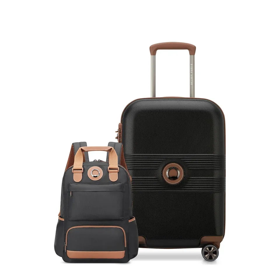 delsey-paris-fl-nerie-se-2-piece-hardside-luggage-laptop-backpack-set-carry-on-s image 1
