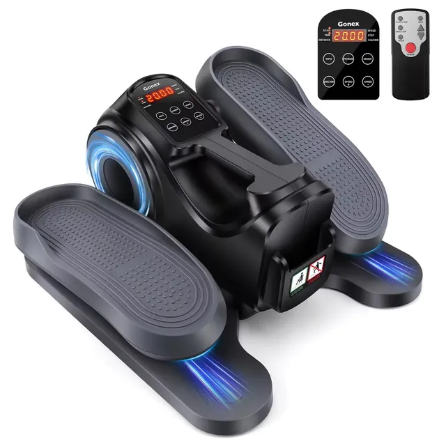 gonex-under-desk-elliptical-trainer-quiet-10-resistance-motorized-pedal-exercise image 1