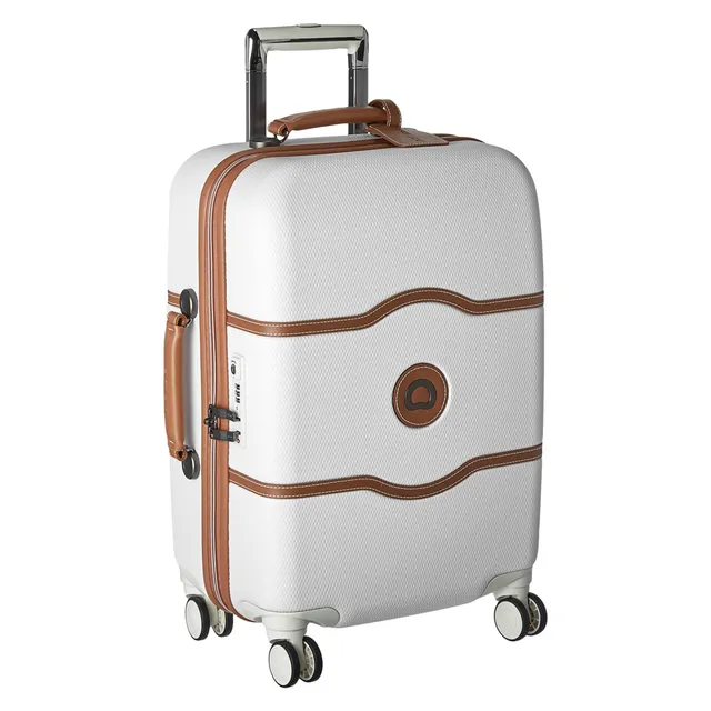 delsey-paris-chatelet-hard-21-inch-carry-on-hardside-spinner-luggage-angora-100- image 1