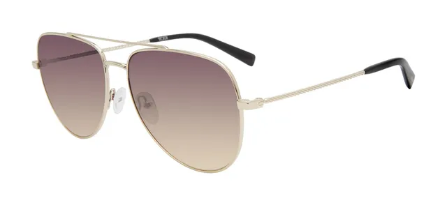 tumi-008-unisex-aviator-sunglasses-59mm-gold-gradient-uv-protection-lenses-with- image 1