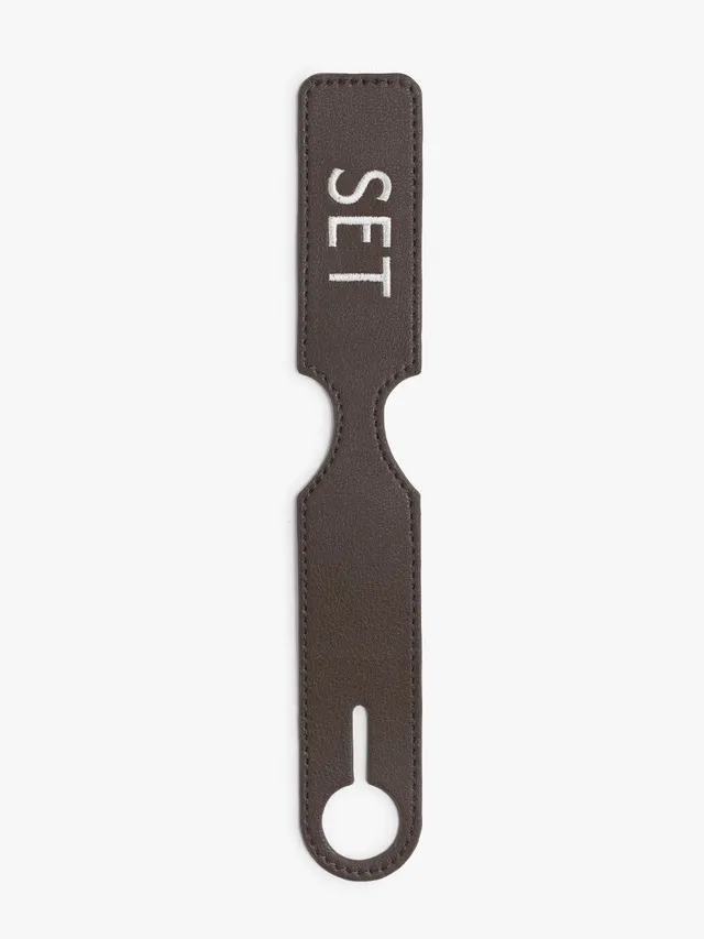 calpak-personalized-luggage-tag-faux-leather-custom-embroidered-bag-tag-with-att image 1