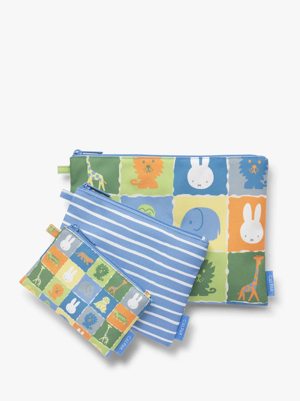 calpak-miffy-compakt-zip-pouch-set-3-piece-water-resistant-ripstop-travel-organi image 1