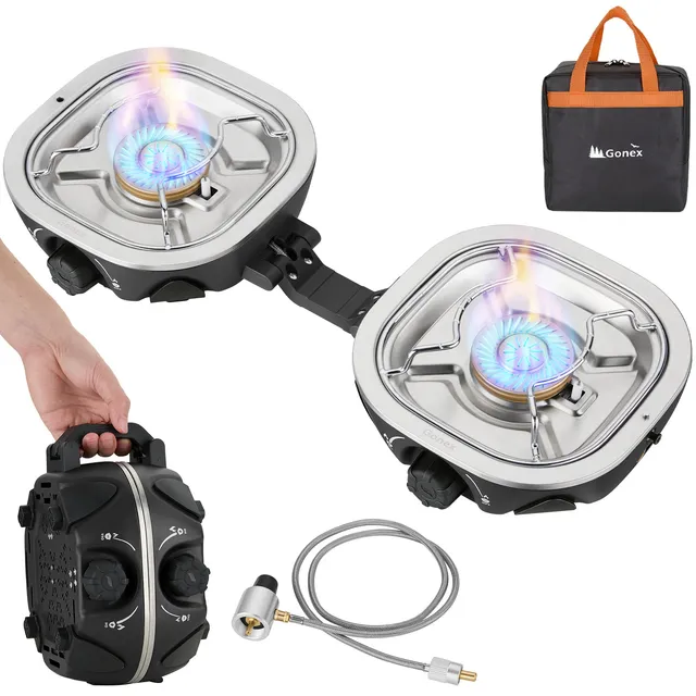 gonex-20-000-btu-portable-double-burner-camping-stove-high-output-swirl-flame-pr image 1