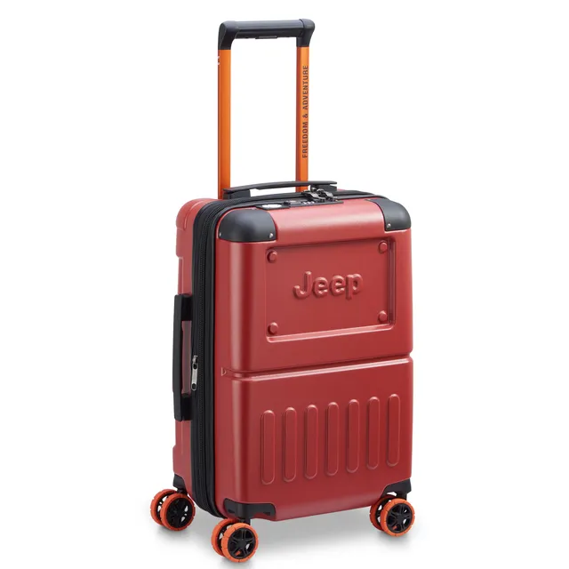 delsey-jeep-jh002b-expandable-carry-on-spinner-22-rugged-hardside-luggage-with-t image 1