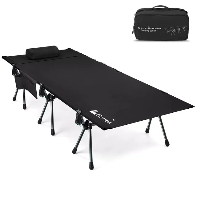 gonex-31-5-extra-wide-portable-camping-cot-with-leg-extenders-cloudnest-pillow-p image 1