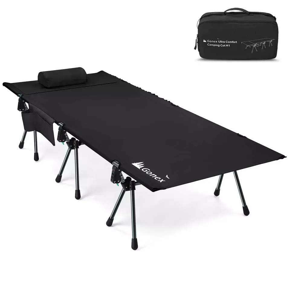 gonex-31-5-extra-wide-portable-camping-cot-with-leg-extenders-cloudnest-pillow-p image 1