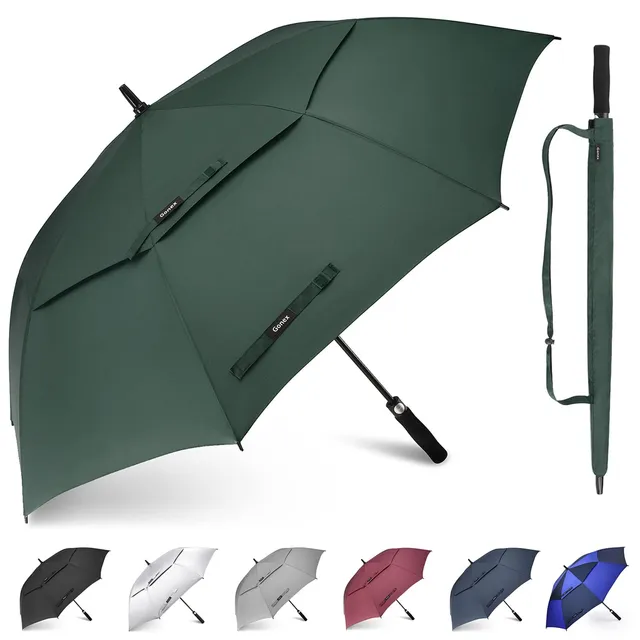 gonex-62-inch-double-canopy-golf-umbrella-extra-large-vented-windproof-umbrella- image 1